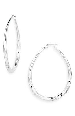 MIRANDA FRYE Karlie Twist Hoops in Silver at Nordstrom