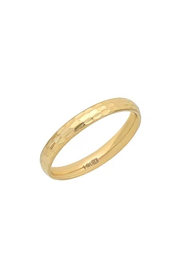 Bony Levy 14K Gold Textured Ring Yellow at Nordstrom,