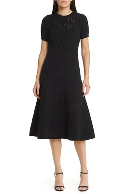 ZOE AND CLAIRE Mix Stitch A-Line Sweater Dress at Nordstrom,