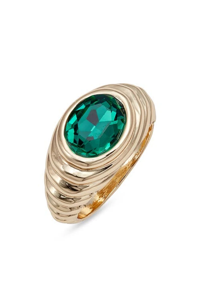 Nordstrom Crystal Deco Ring Gold at Nordstrom,