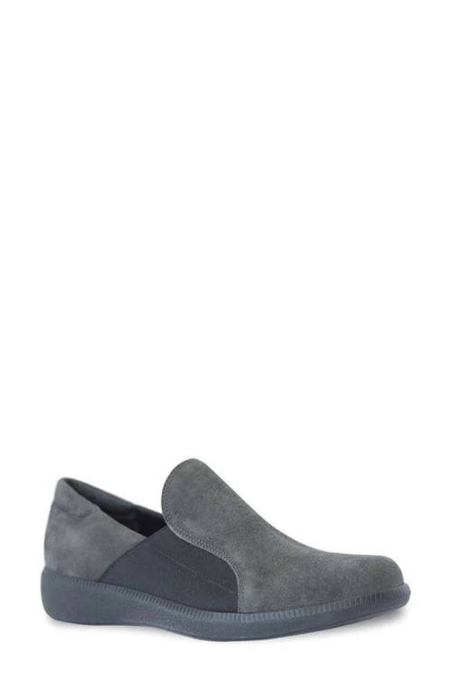 Munro Clay Wedge Slip-On Sneaker Suede at Nordstrom