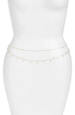 SHYMI Cubic Zirconia Body Chain in Gold at Nordstrom