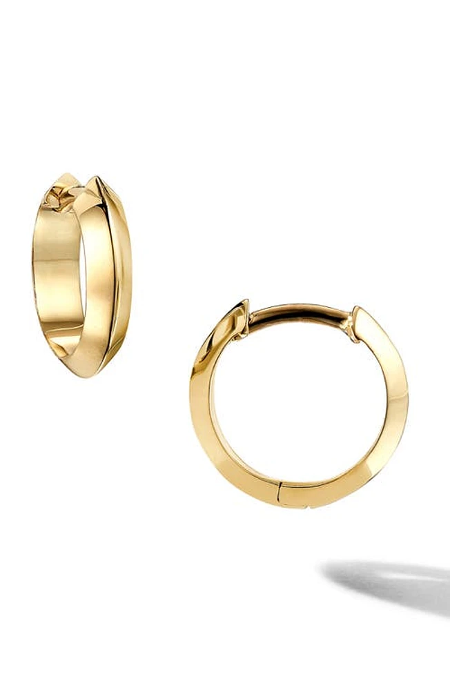 Cast The Demi Defiant Huggie Hoop Earrings in Gold at Nordstrom