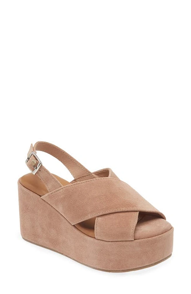 Cordani Joanna Slingback Platform Wedge Sandal Coccio at Nordstrom,