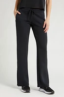 zella Level Set Straight Leg Slit Hem Track Pants at Nordstrom,