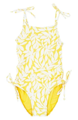 Feather 4 Arrow Kids' Seaside One-Piece Swimsuit Sunshine at Nordstrom,