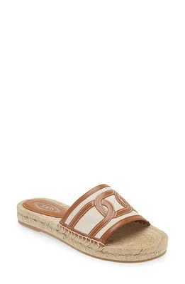 Tod's Chain Motif Sandal Beige at Nordstrom,