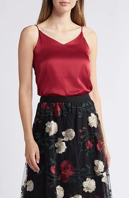 NIKKI LUND Bijou Satin Camisole at Nordstrom,