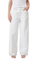 AGOLDE Low Slung Baggy Organic Cotton Jeans Milkshake at Nordstrom,