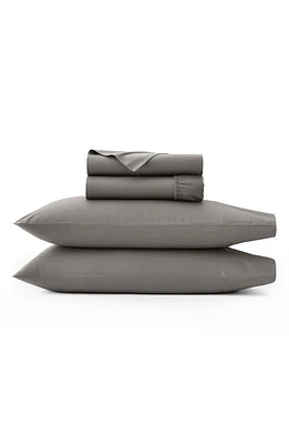 Boll & Branch Signature Hemmed Sheet Set in Stone at Nordstrom