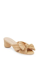 Loeffler Randall Emilia Knot Raffia Slide Sandal Natural at Nordstrom,