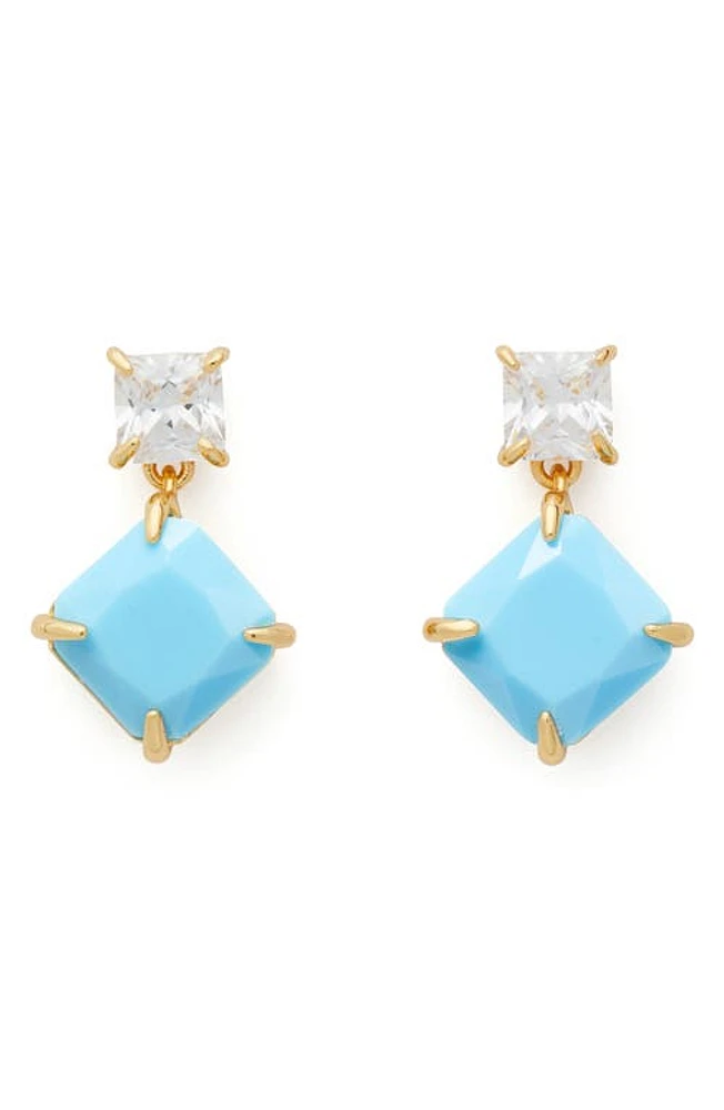 Kate Spade New York geometric drop earrings in Turquoise at Nordstrom