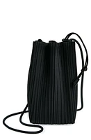 Pleats Please Issey Miyake Bloom Pleated Clutch in Black at Nordstrom