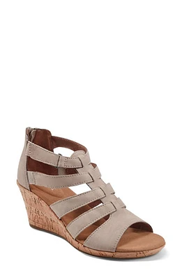 Rockport Briah Gladiator Wedge Sandal Tan at Nordstrom,