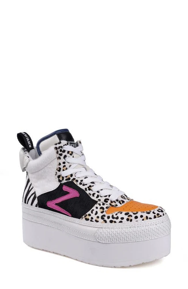 ZIGI Bruce Platform Sneaker White at Nordstrom,