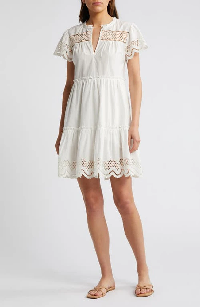 Rails Lettie Minidress White at Nordstrom,