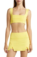 Solely Fit Movement Performance Sports Bra Lemon at Nordstrom,