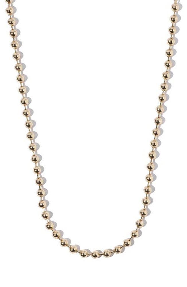 MIRANDA FRYE Boston Ball Chain Necklace in Gold at Nordstrom