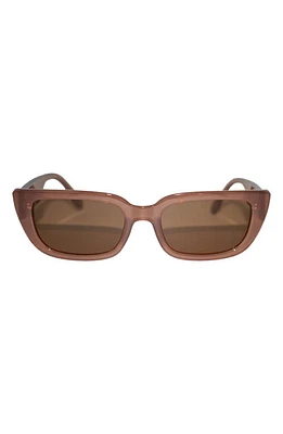 Fifth & Ninth Drew 53mm Polarized Cat Eye Sunglasses in Taupe/Taupe at Nordstrom