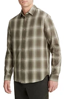 Vince Toledo Plaid Button-Up Shirt Smoke Tree/Deco Crea at Nordstrom,