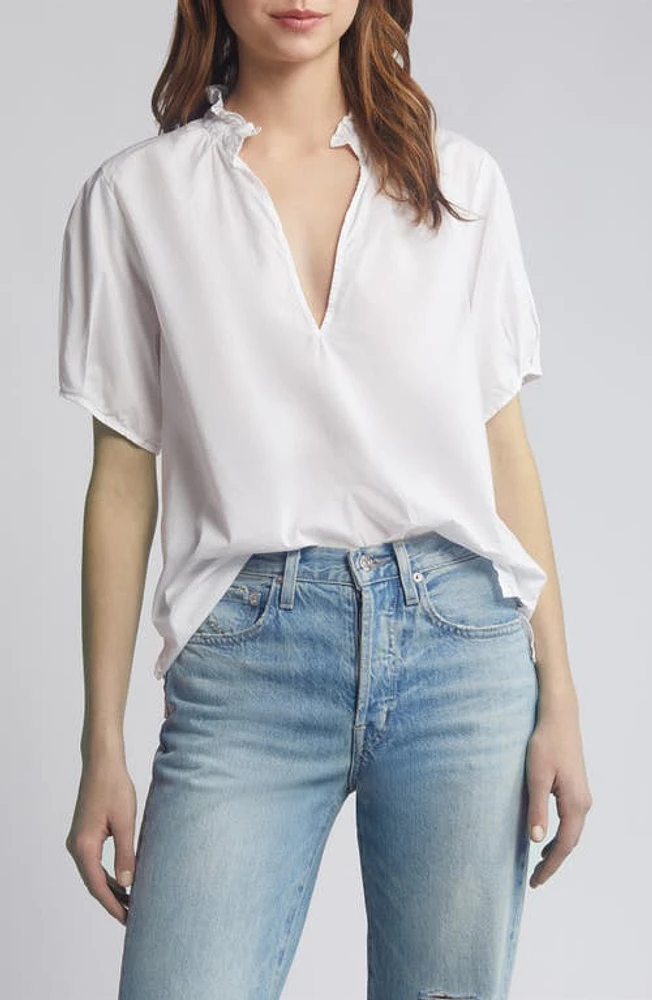 Nation LTD Rosanna Ruffle Top White at Nordstrom,