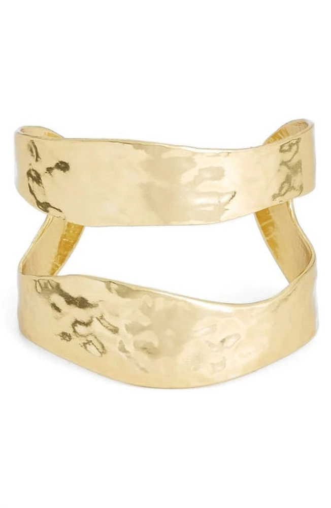 Karine Sultan Split Cuff in Gold at Nordstrom