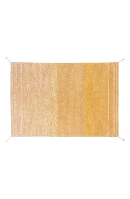 Lorena Canals Reversible Washable Recycled Cotton Blend Rug in Amber/Honey at Nordstrom