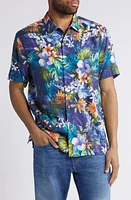 Tommy Bahama Garden of Hope & Courage Tropical Short Sleeve Performance Button-Up Shirt at Nordstrom,