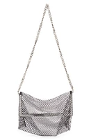 Saint Laurent Fanny Chain Shoulder Bag in Nero/Crystal at Nordstrom