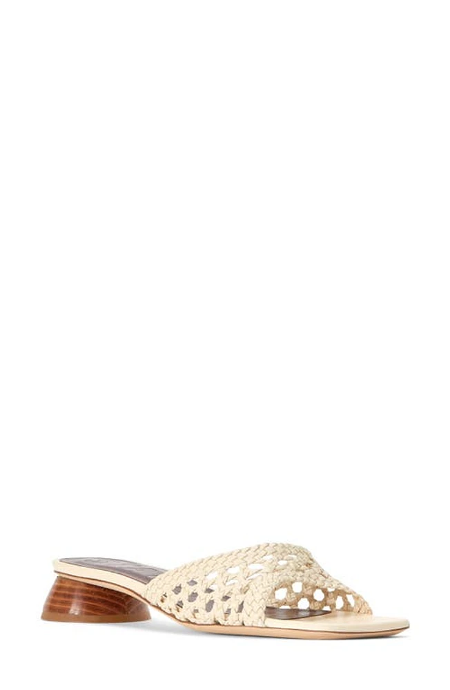 STAUD Simone Block Heel Sandal in Cream at Nordstrom, Size 6Us