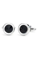 CLIFTON WILSON Round Cuff Links in Black at Nordstrom