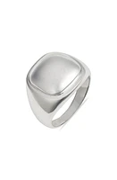 Argento Vivo Sterling Silver Men's Domed Cushion Ring at Nordstrom