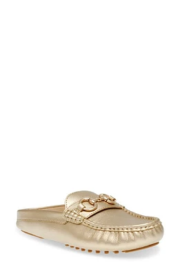 Anne Klein Centric Loafer Mule Gold Tumbled at Nordstrom,