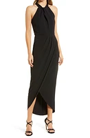 Julia Jordan Knot Neck Halter Dress at Nordstrom,