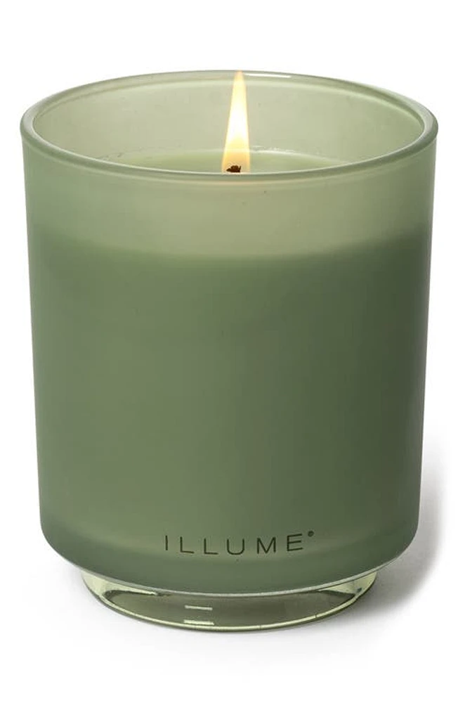 ILLUME Hinoki Sage Glass Candle in Green at Nordstrom