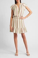 Rails Augustine Stripe Linen Blend Dress Palais at Nordstrom,