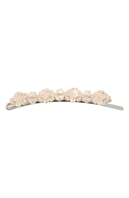 Simone Rocha Little Flower Beaded Hair Clip in Nude at Nordstrom