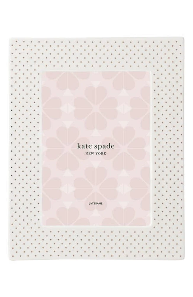 Kate Spade New York a charmed life 5x7 picture frame in White Tones at Nordstrom