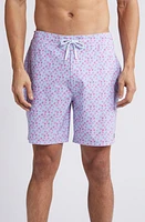 johnnie-O Amalie Floral Swim Trunks Bahama Mama at Nordstrom,