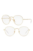 Ray-Ban 3582V 51mm Optical Glasses in Gold at Nordstrom