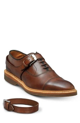 Allen Edmonds Park Avenue Cap Toe Oxford with Buckle Harness Dark Chili at Nordstrom,