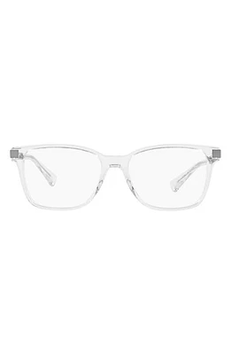 Versace 55mm Pillow Optical Glasses in Crystal at Nordstrom