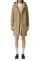 burberry Roxby Thermoregulated Quilted Coat in Archive Beige at Nordstrom, Size Large