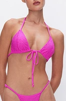 Good American Beaded Triangle Bikini Top at Nordstrom,