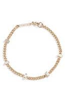 Zoë Chicco Baguette Diamond Chain Bracelet in 14K Yg at Nordstrom, Size 7