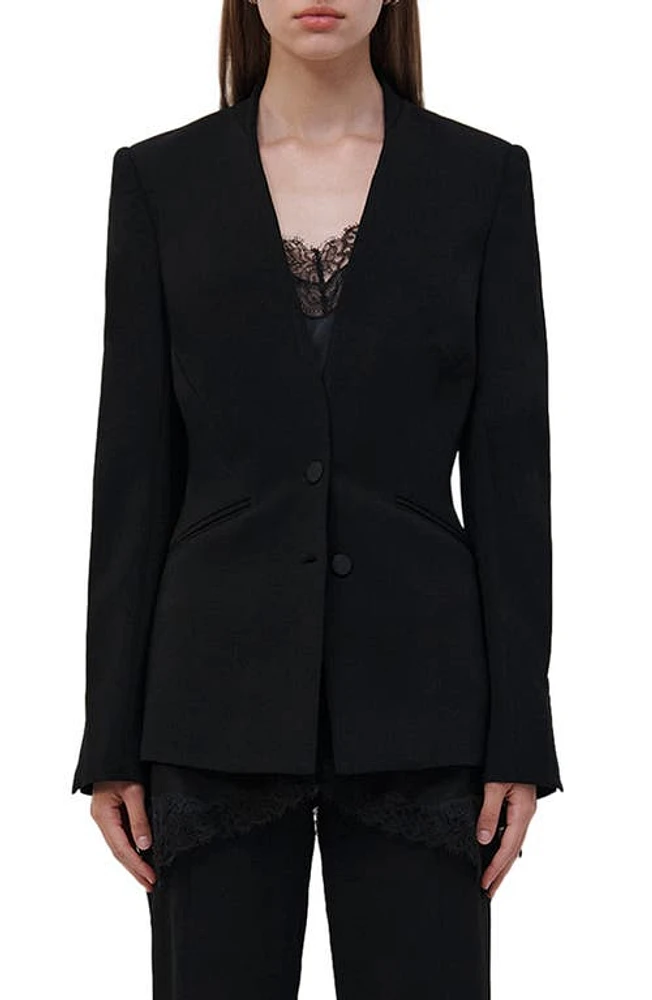 Simkhai Allie Basque Blazer Black at Nordstrom,