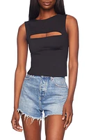 Susana Monaco Cutout Tank Top Black at Nordstrom,