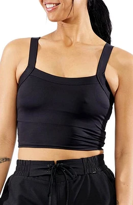 TomboyX Scoop Neck Bikini Top Black at Nordstrom,