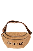 CHILDHOME On The Go Water Repellent Belt Bag in Teddy Brown at Nordstrom