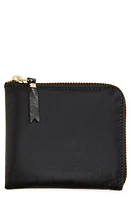 Comme des Garçons Wallets Classic Leather Half Zip Wallet in Black at Nordstrom